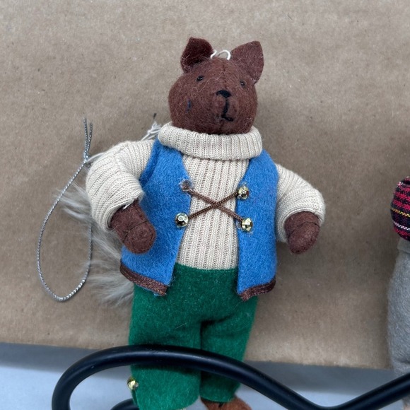 HeartFelts Seasons of Cannon Falls Christmas Ornaments Big Bad Wolf & Pig - Picture 4 of 5